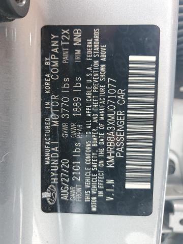 2021 HYUNDAI VENUE SE KMHRB8A3XMU071077