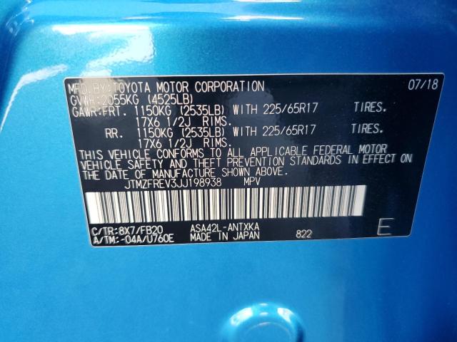 2018 TOYOTA RAV4 LE - JTMZFREV3JJ198938
