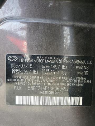 2016 HYUNDAI SONATA SE - 5NPE24AF4GH360492