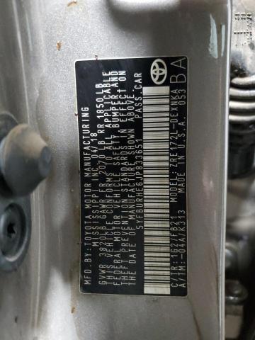 2018 TOYOTA COROLLA L - 5YFBURHE6JP833651