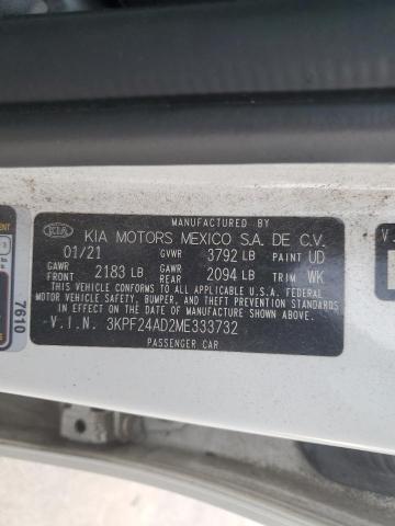 2021 KIA FORTE FE - 3KPF24AD2ME333732