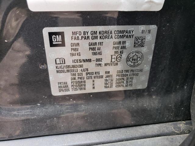 2018 BUICK ENCORE SPO KL4CJ1SB5JB624360