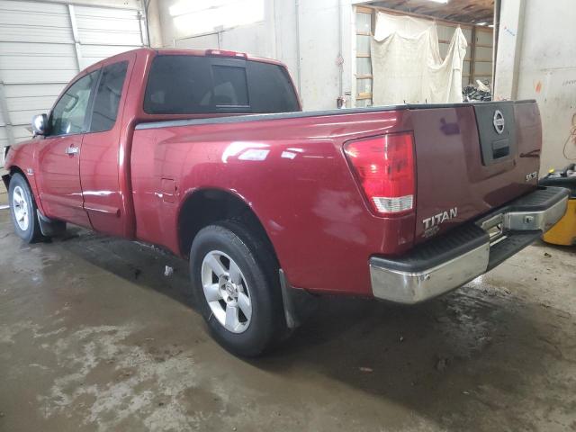 NISSAN TITAN XE 2004 maroon  gas 1N6AA06A84N590696 photo #3