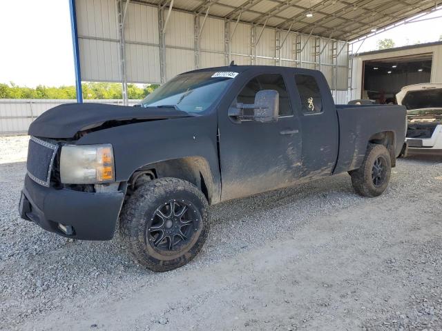 CHEVROLET SILVERADO 2008 black  flexible fuel 1GCEK19048Z254665 photo #1