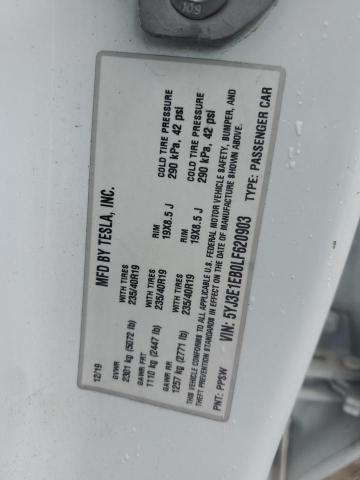 2020 TESLA MODEL 3 #3303882716