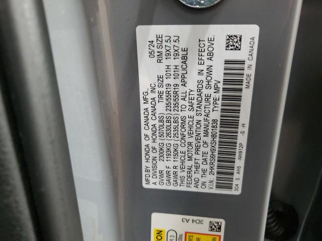 2025 HONDA CR-V SPORT 2HKRS6H9XSH801838