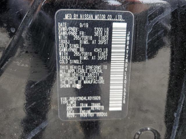2020 NISSAN ARMADA SV - JN8AY2ND4LX015928