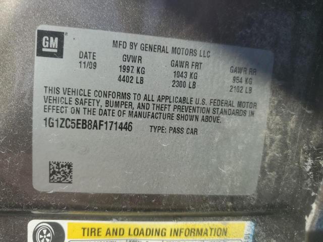 2010 CHEVROLET MALIBU 1LT #3292565682