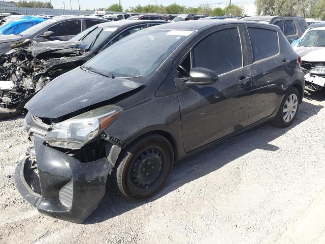 TOYOTA YARIS 2015 black  gas VNKKTUD31FA037788 photo #1