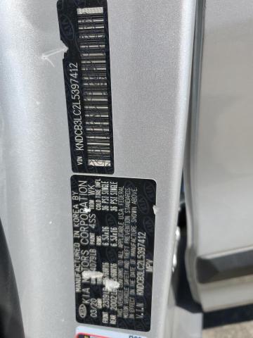 KNDCB3LC2L5397412 2020 KIA NIRO