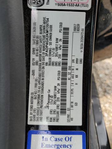 2019 FORD FIESTA ST - 3FADP4GX2KM139754