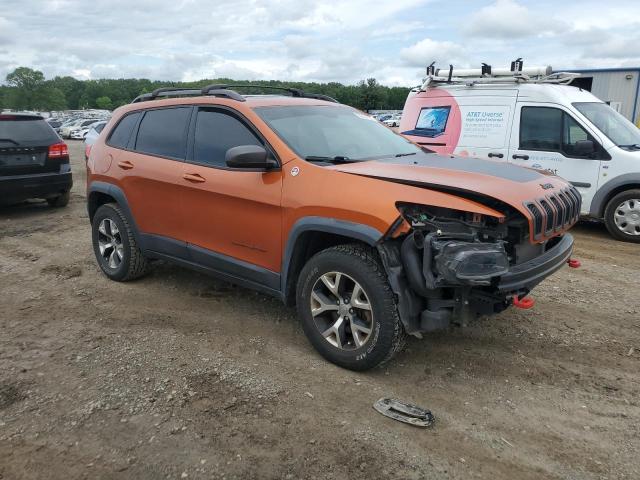 Vin: 1c4pjmbs8fw726390, lot: 55237025, jeep cherokee trailhawk 20154