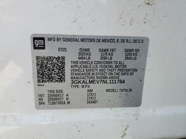 2022 GMC TERRAIN SL - 3GKALMEV7NL111764