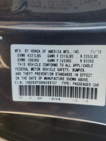 2017 HONDA ACCORD SPO - 1HGCR2F56HA099707
