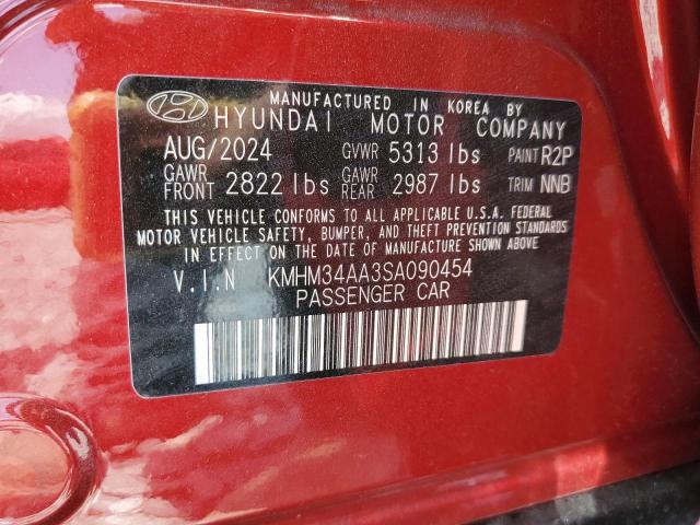 2025 HYUNDAI IONIQ 6 SE KMHM34AA3SA090454