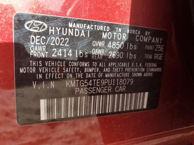 2023 GENESIS G70 BASE KMTG54TE9PU118079
