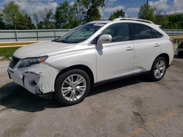 LEXUS RX 450H 2011 white  hybrid engine JTJBC1BA3B2420951 photo #1