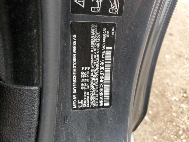 2017 BMW 430XI WBA4R9C30HK878896
