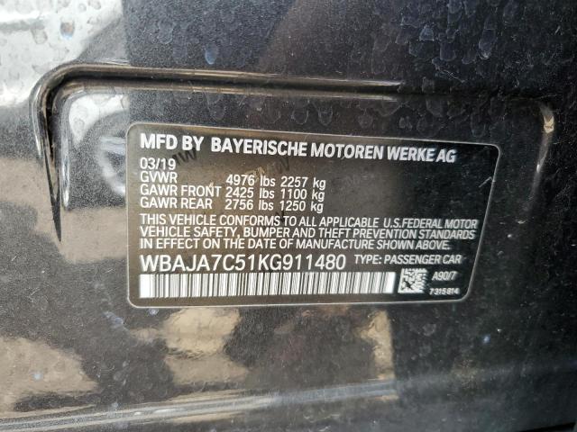 2019 BMW 530 XI - WBAJA7C51KG911480