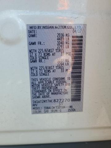 2017 NISSAN ROGUE S - 5N1AT2MT7HC827270
