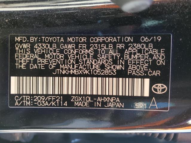 2019 TOYOTA C-HR XLE - JTNKHMBX9K1052853