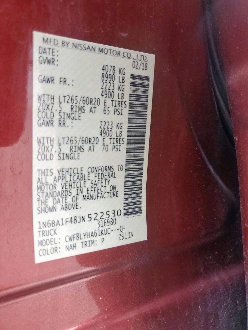 2018 NISSAN TITAN XD S - 1N6BA1F48JN522530