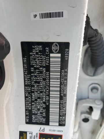 2015 TOYOTA CAMRY LE - 4T1BF1FK3FU080896