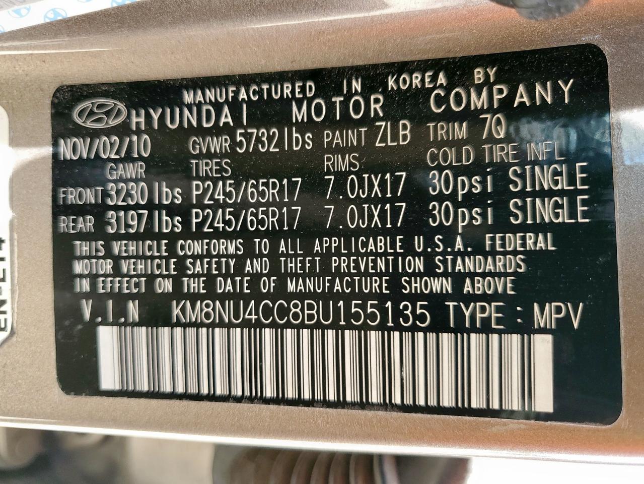 HYUNDAI VERACRUZ GLS