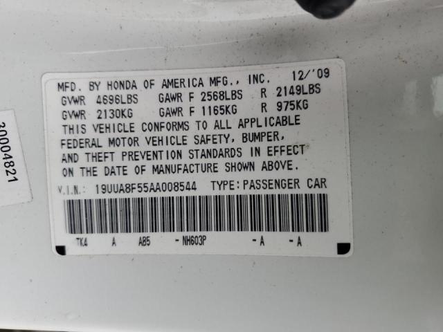 2010 ACURA TL - 19UUA8F55AA008544