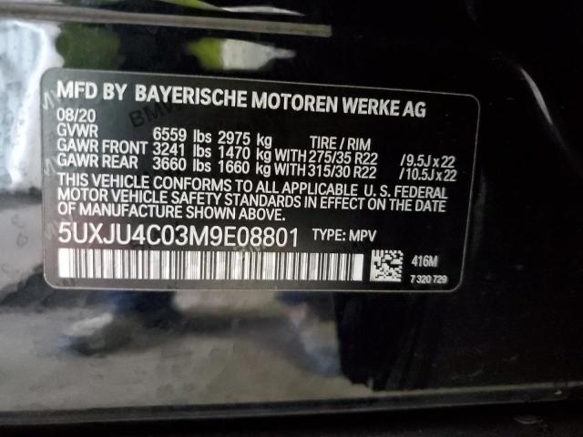 5uxju4c03m9e08801 - 2021 Bmw x5 m50i - #54564035