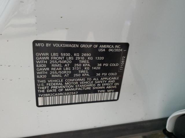 2024 VOLKSWAGEN ATLAS SEL - 1V2BR2CA9RC582947