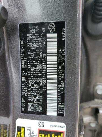 2024 TOYOTA CAMRY XSE - 4T1K61AK9RU919378