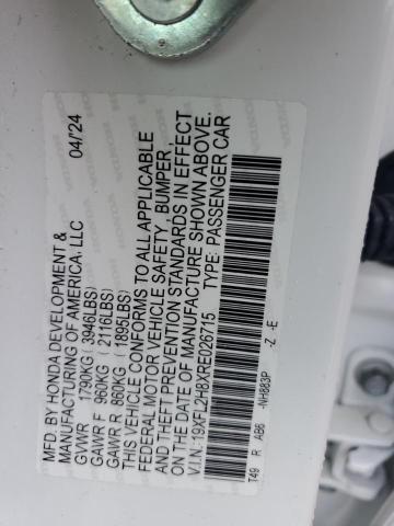 2024 HONDA CIVIC SPOR 19XFL2H8XRE026715