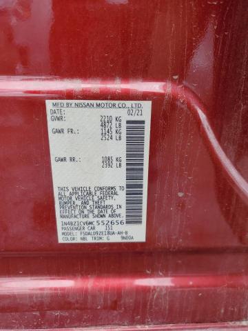 2021 NISSAN LEAF SV PL - 1N4BZ1CV6MC552656