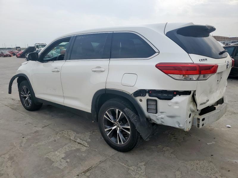Vin: 5tdbzrfh4ks929527, lot: 55627445, toyota highlander le 20192