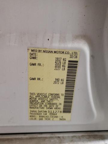 2017 NISSAN ALTIMA 2.5 - 1N4AL3AP2HN311278