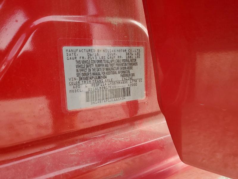 2018 NISSAN SENTRA S - 3N1AB7AP1JL661434
