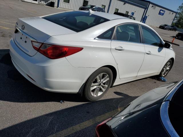HYUNDAI SONATA GLS 2013 white sedan 4d gas 5NPEB4AC1DH762455 photo #4