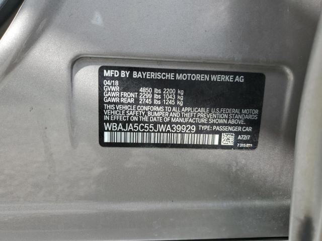 wbaja5c55jwa39929 - 2018 Bmw 5 series i - #55475125