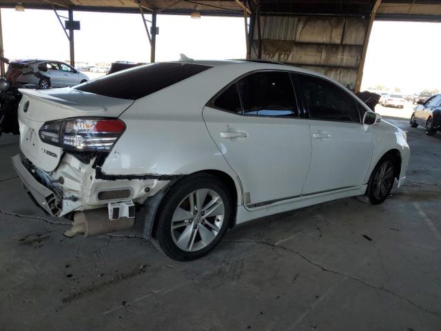LEXUS HS 250H 2011 white sedan 4d hybrid engine JTHBB1BA2B2046305 photo #4
