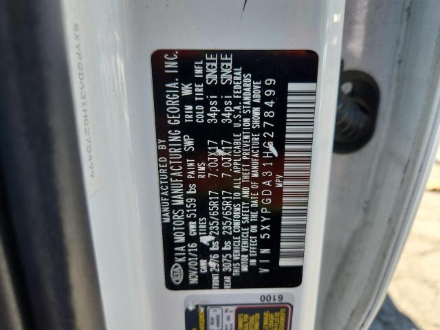 2017 KIA SORENTO LX - 5XYPGDA31HG278499