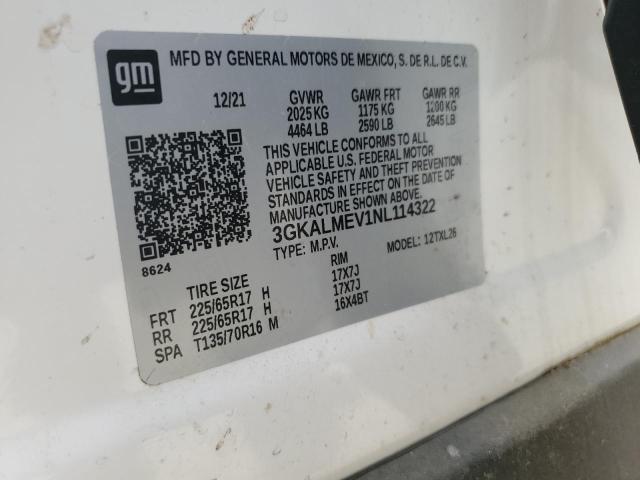 2022 GMC TERRAIN SL 3GKALMEV1NL114322
