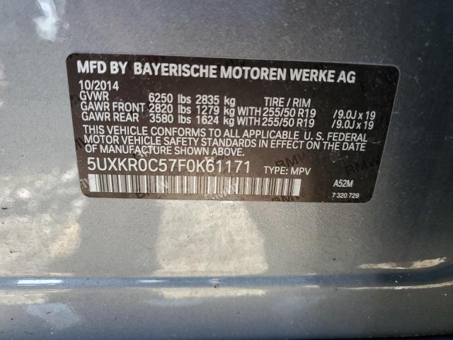 2015 BMW X5 XDRIVE3 - 5UXKR0C57F0K61171