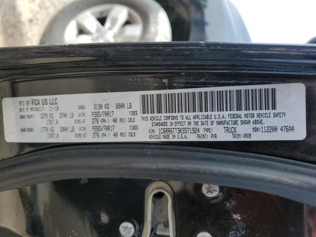 2019 RAM 1500 CLASS 1C6RR6TT3KS571924