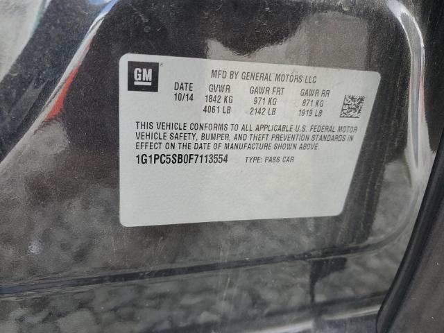 2015 CHEVROLET CRUZE LT - 1G1PC5SB0F7113554