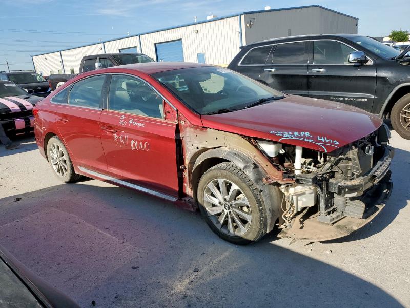 Vin: 5npe34af2gh419827, lot: 57617845, hyundai sonata sport 20164