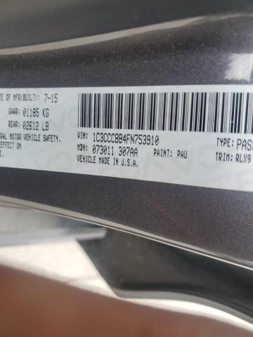 2015 CHRYSLER 200 S - 1C3CCCBB4FN753910