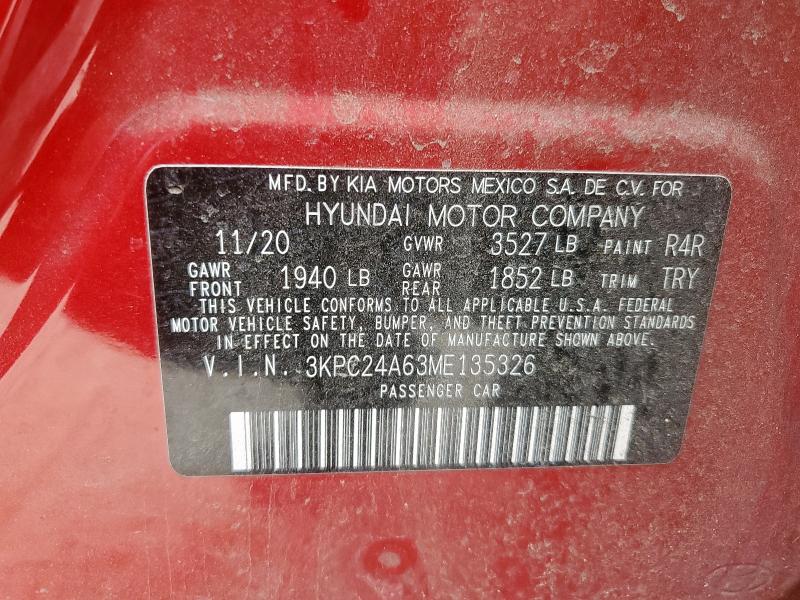 2021 HYUNDAI ACCENT SE - 3KPC24A63ME135326
