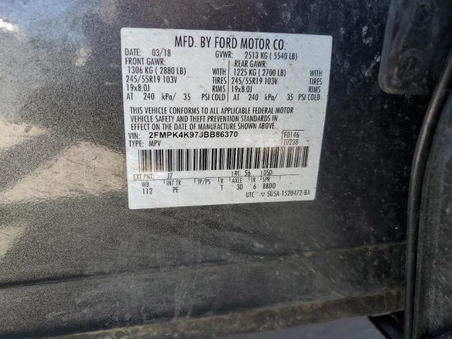 2018 FORD EDGE TITAN - 2FMPK4K97JBB86370