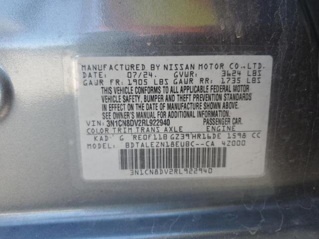 2024 NISSAN VERSA S - 3N1CN8DV2RL922940